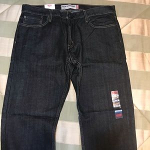NWT Levi’s 514 slim straight black jeans